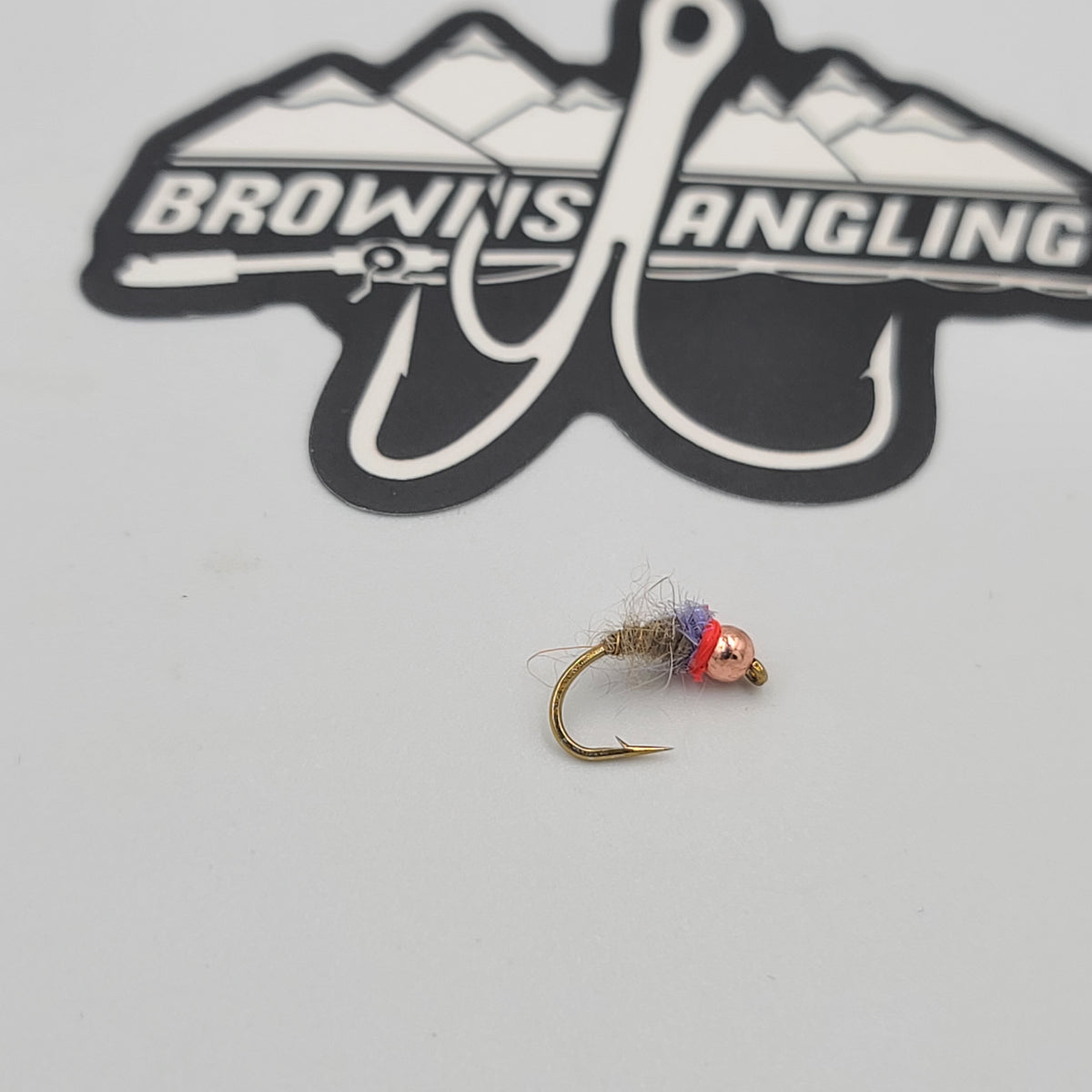 Tungsten ice flies Browns angling